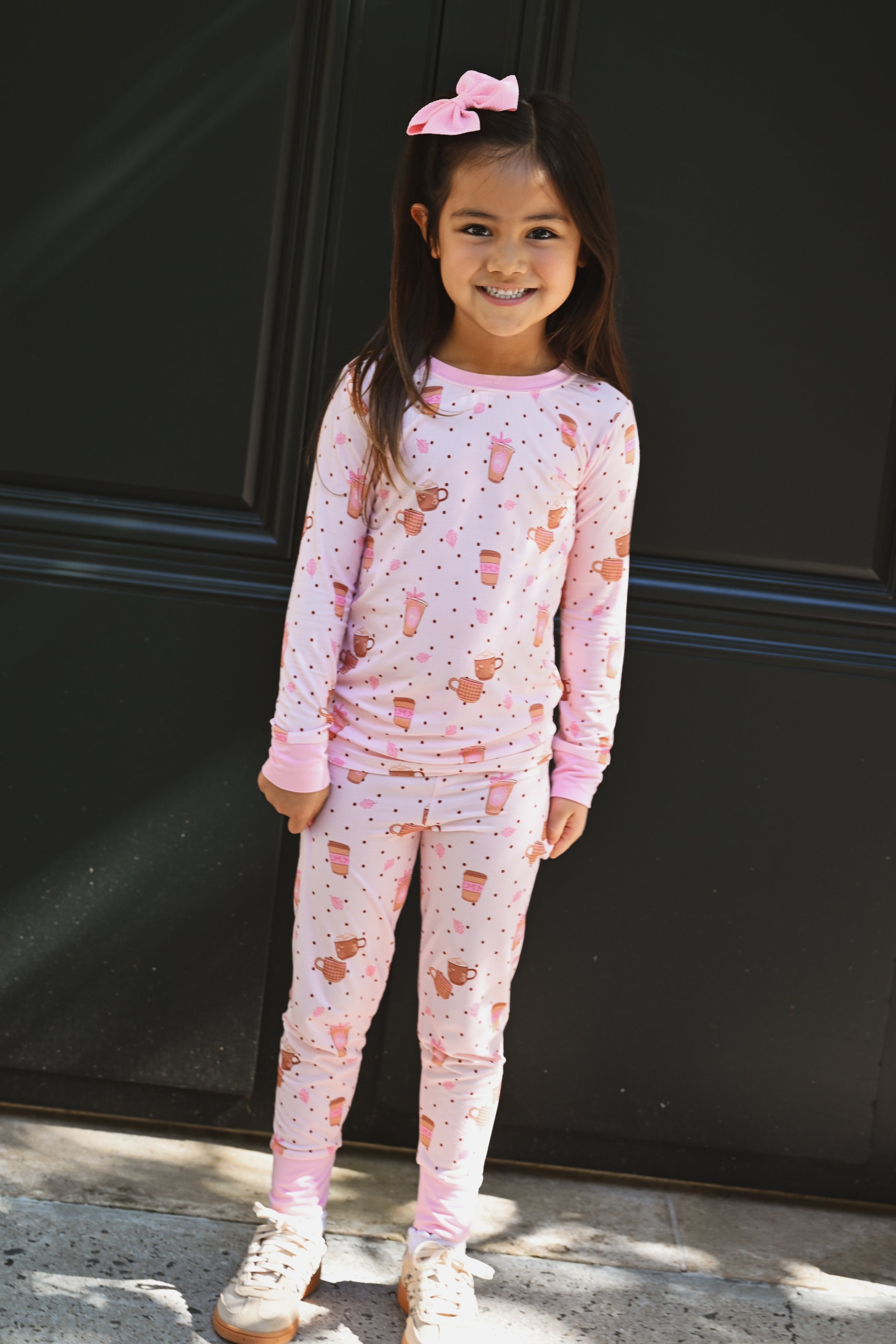 Cozy Coffee Club Two Piece Set