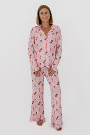Cozy Coffee Club Women's Long Sleeve Ruffle Set