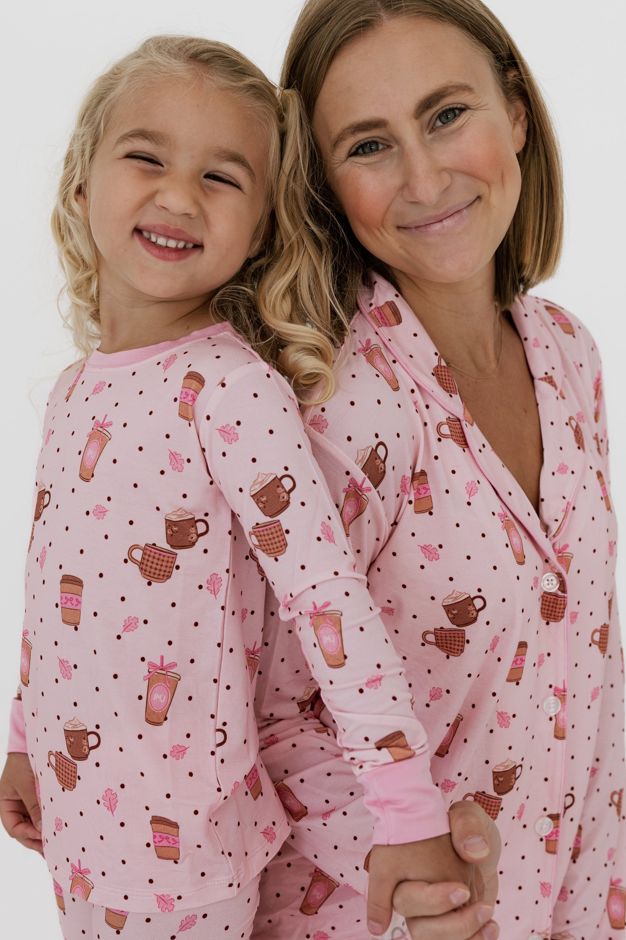 Cozy Coffee Club Women's Long Sleeve Ruffle Set