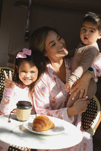 Cozy Coffee Club Women's Long Sleeve Ruffle Set