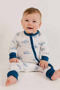Cruising Cars Zipper Romper