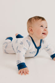 Cruising Cars Zipper Romper
