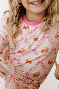 Fall Pie and Bows Two Piece Set