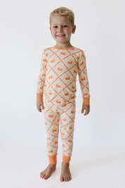 Fall Pie and Leaves Two Piece Set
