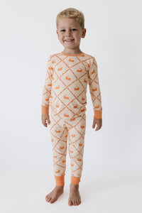 Fall Pie and Leaves Two Piece Set