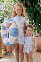 Floral Seashell Two Piece Short Set