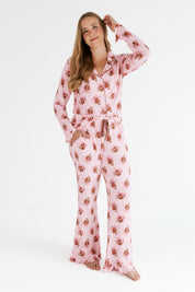 Game Day Bows Women's Long Sleeve Ruffle Set