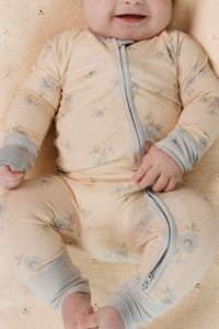 Gemma Floral Zipper Romper