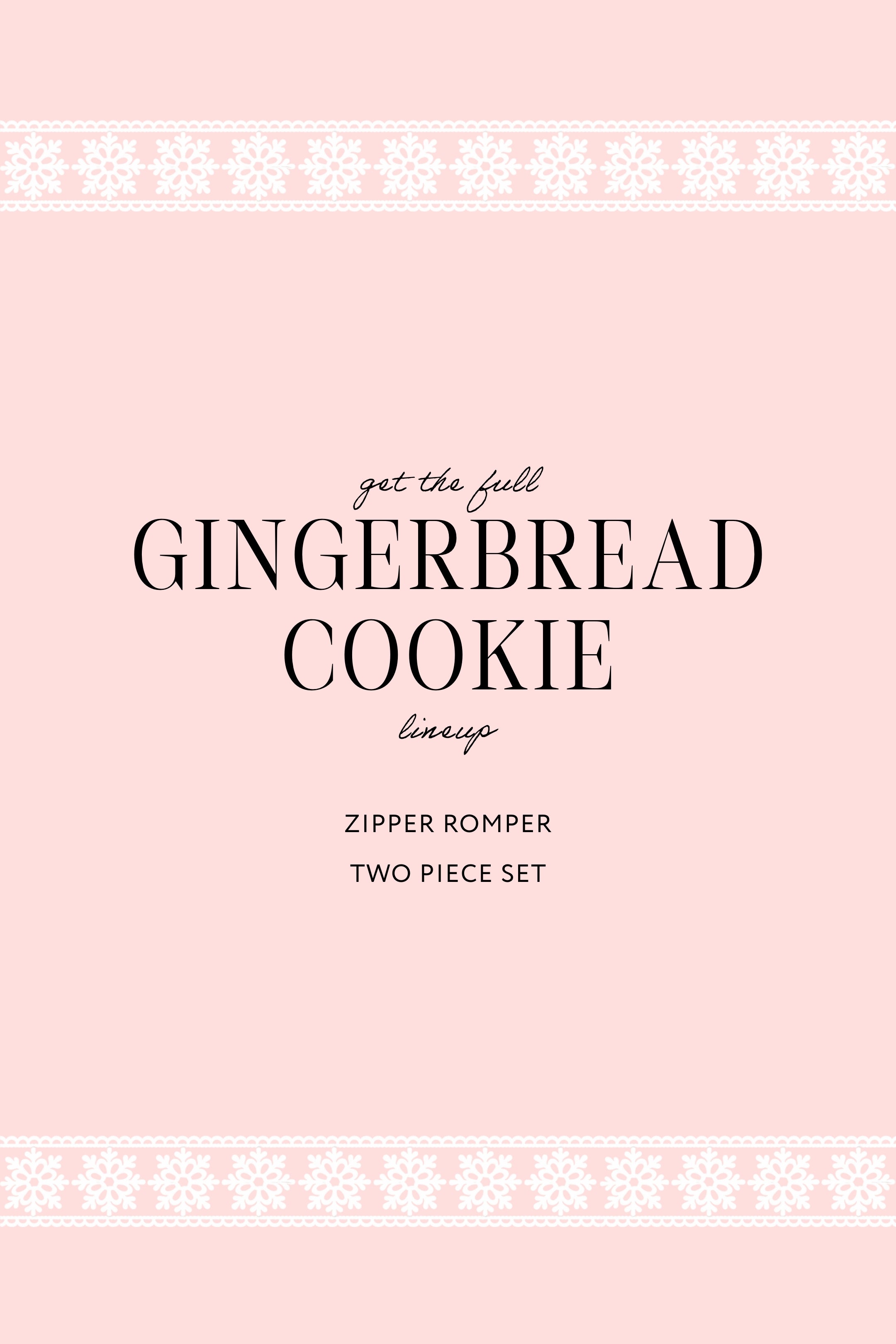 Gingerbread Cookie Zipper Romper