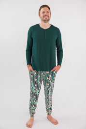 Green Santa Claus Lane Men's Top