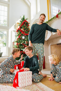 Green Santa Claus Lane Men's Top