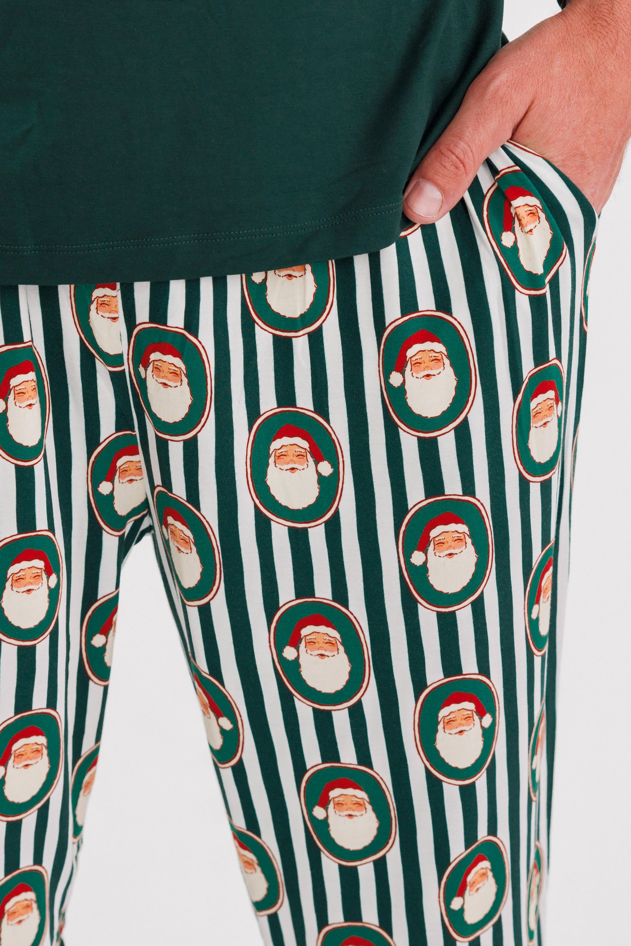 Green Santa Claus Lane Men's Jogger - Pre Order Ships 10/5