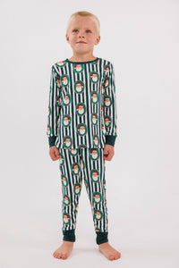 Green Santa Claus Lane Two Piece Set