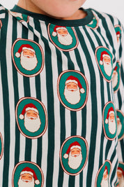 Green Santa Claus Lane Two Piece Set
