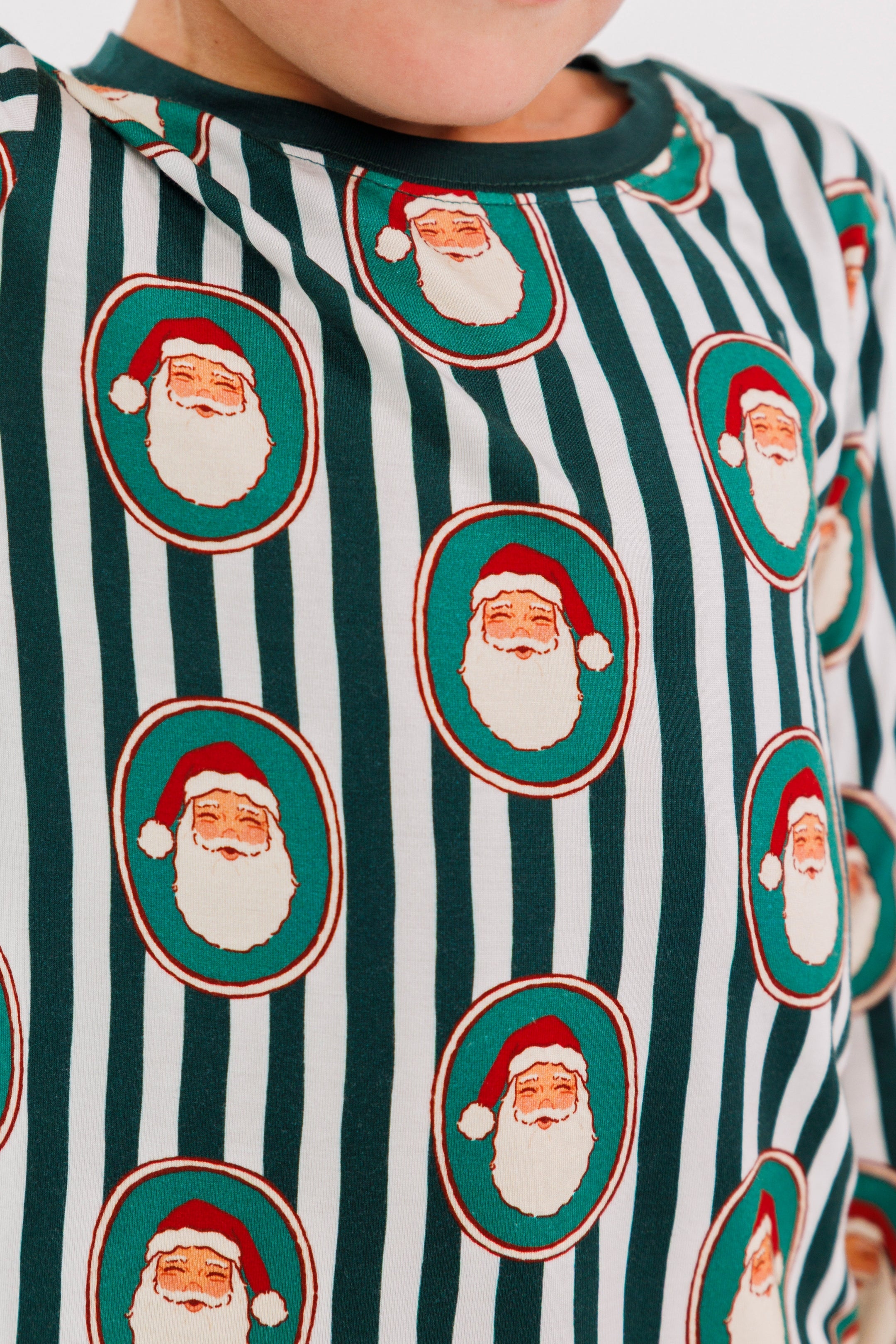 Green Santa Claus Lane Two Piece Set