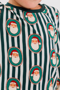 Green Santa Claus Lane Two Piece Set