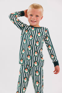 Green Santa Claus Lane Two Piece Set