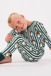 Green Santa Claus Lane Two Piece Set