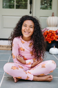 Polka Dot Little Boo Bear Two Piece Set