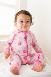 Candy Pail Garden Zipper Romper