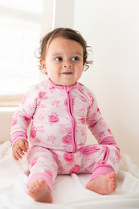 Candy Pail Garden Zipper Romper