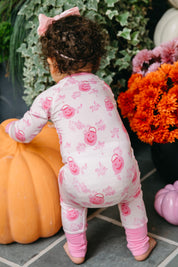 Candy Pail Garden Zipper Romper