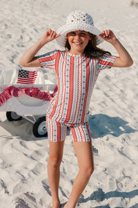 Heritage Striped Two Piece Set