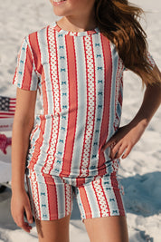 Heritage Striped Two Piece Set