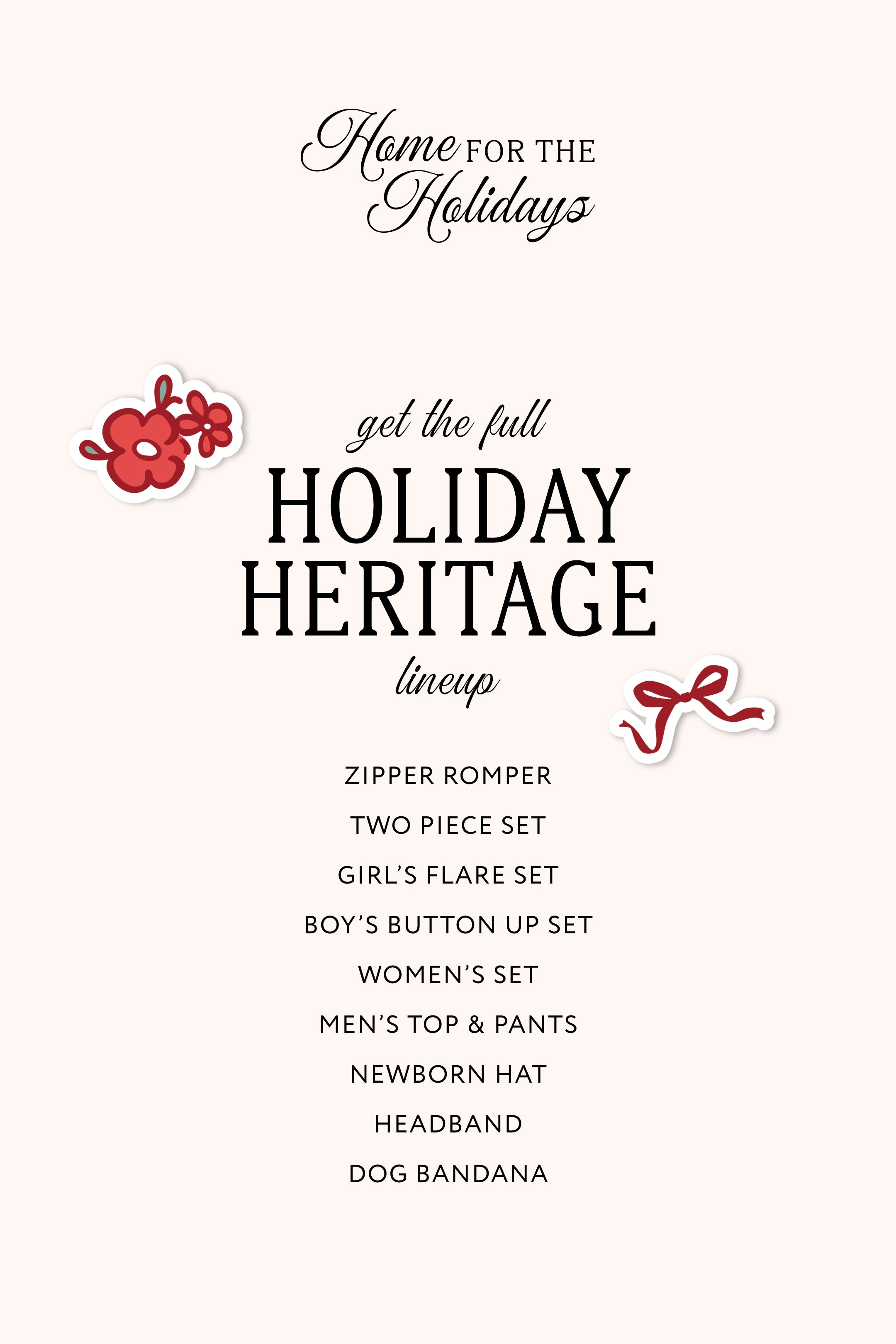 Holiday Heritage Plaid Kids' Long Sleeve Button Up Set