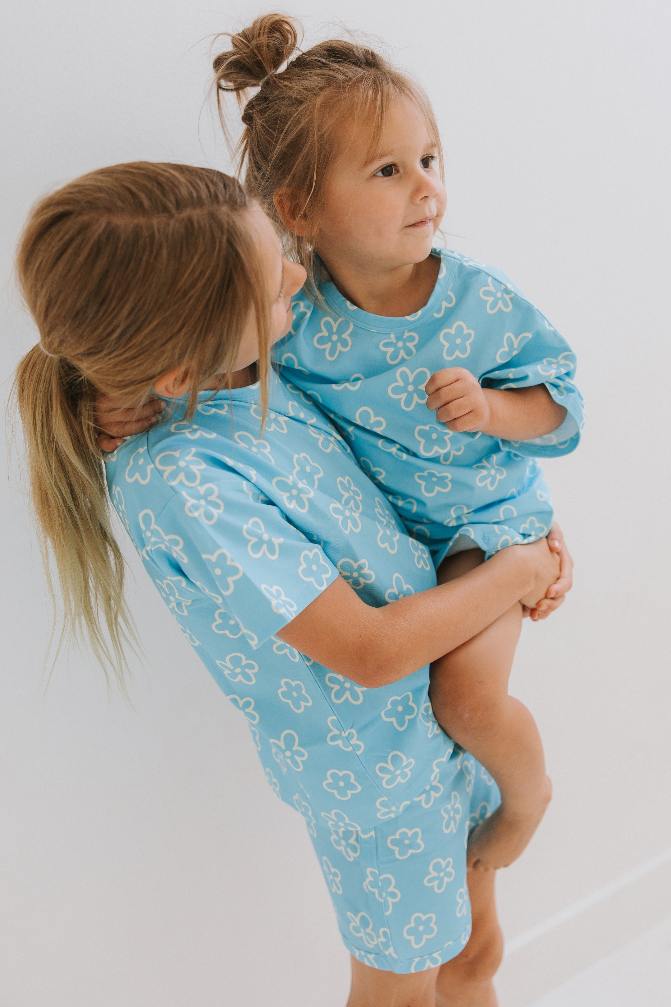 PREORDER Blue and Yellow Flower Daywear Set IMJ x Karrie Locher - SHIPS 8/1
