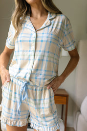 Summer Plaid Women's Short Set IMJ x Lauren Lane
