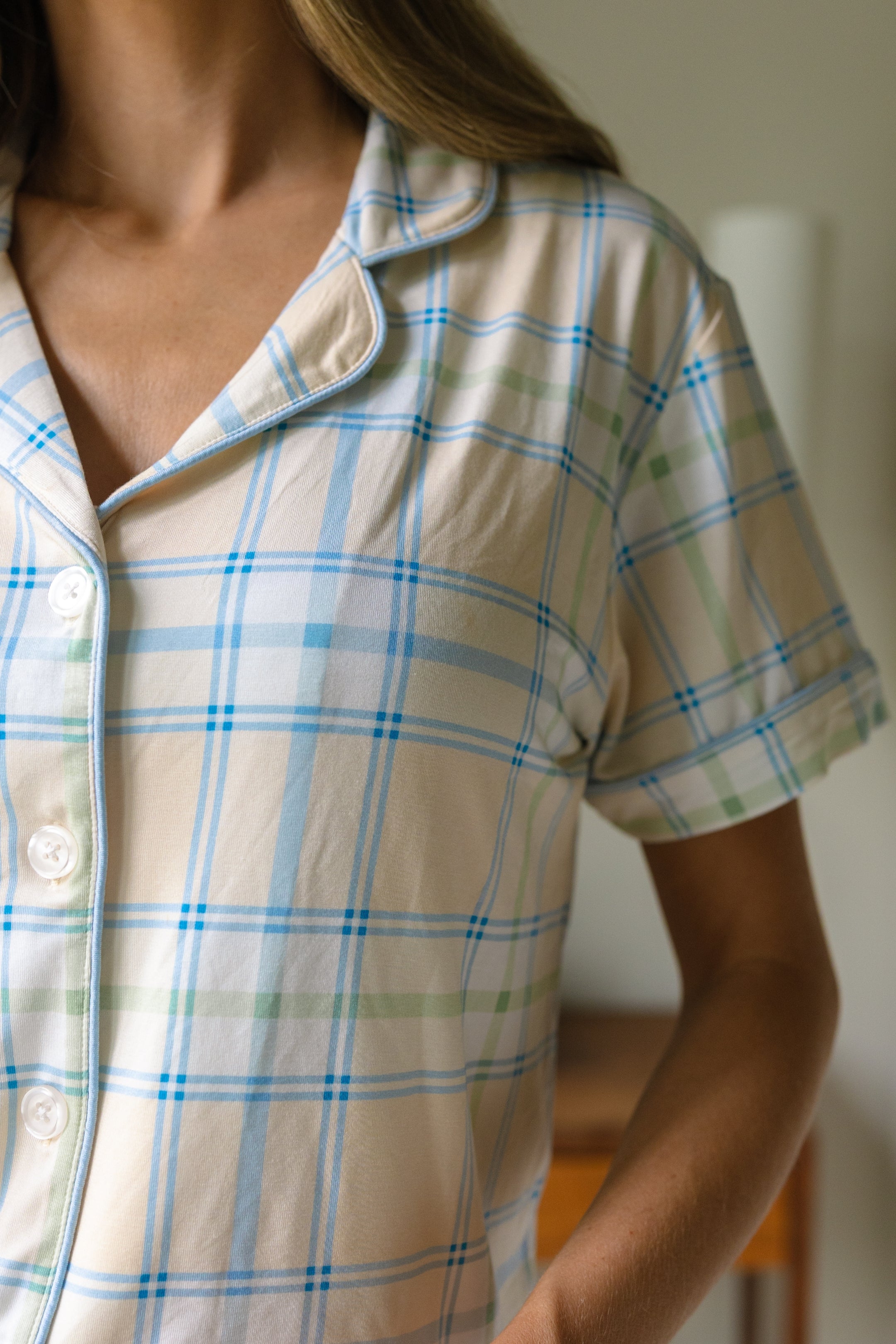 Summer Plaid Women's Short Set IMJ x Lauren Lane