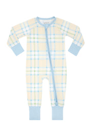 Summer Plaid Zipper Romper IMJ x Lauren Lane