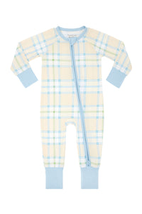 Summer Plaid Zipper Romper IMJ x Lauren Lane