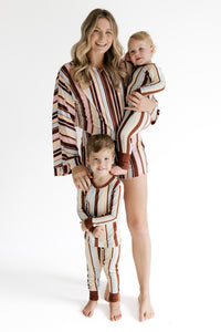 Leo Stripe Two Piece Set