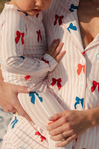 Liberty Bow Zipper Romper