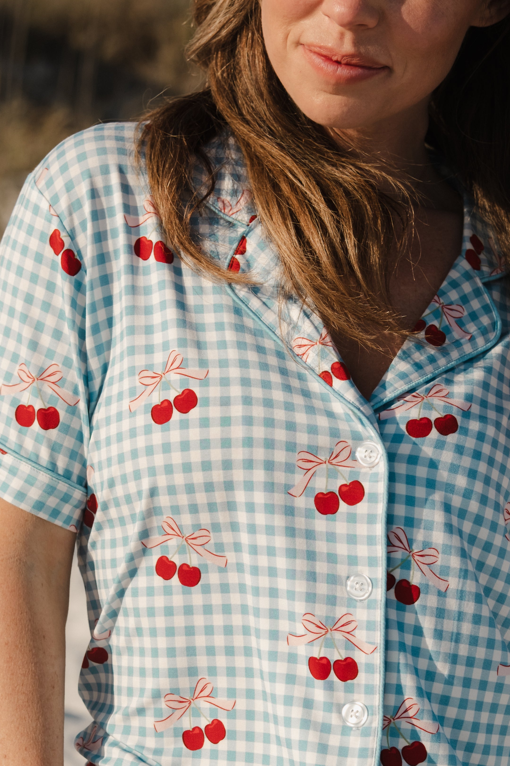 Little Cherry Women's Short Set