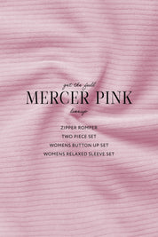 Mercer Pink Ribbed Two Piece Set