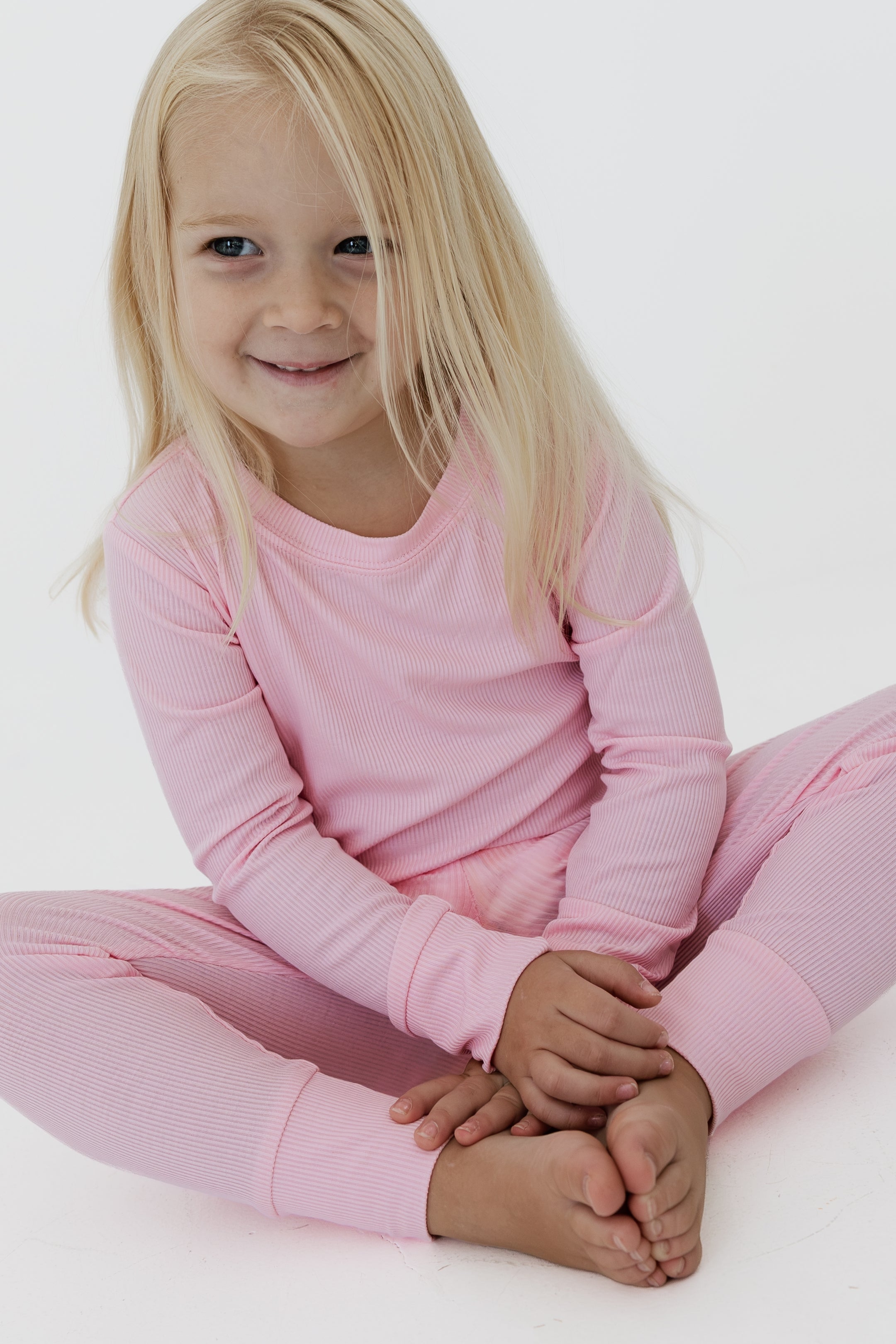 Mercer Pink Ribbed Two Piece Set