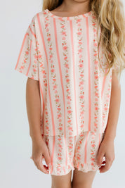 Mila Two Piece Ruffle Short Set