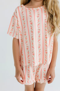 Mila Two Piece Ruffle Short Set