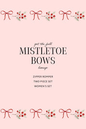 Mistletoe Bows Two Piece Set