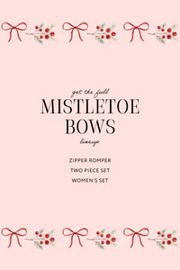 Mistletoe Bows Two Piece Set