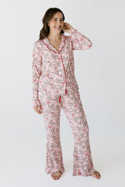 Mistletoe Bows Women's Long Sleeve Ruffle Set