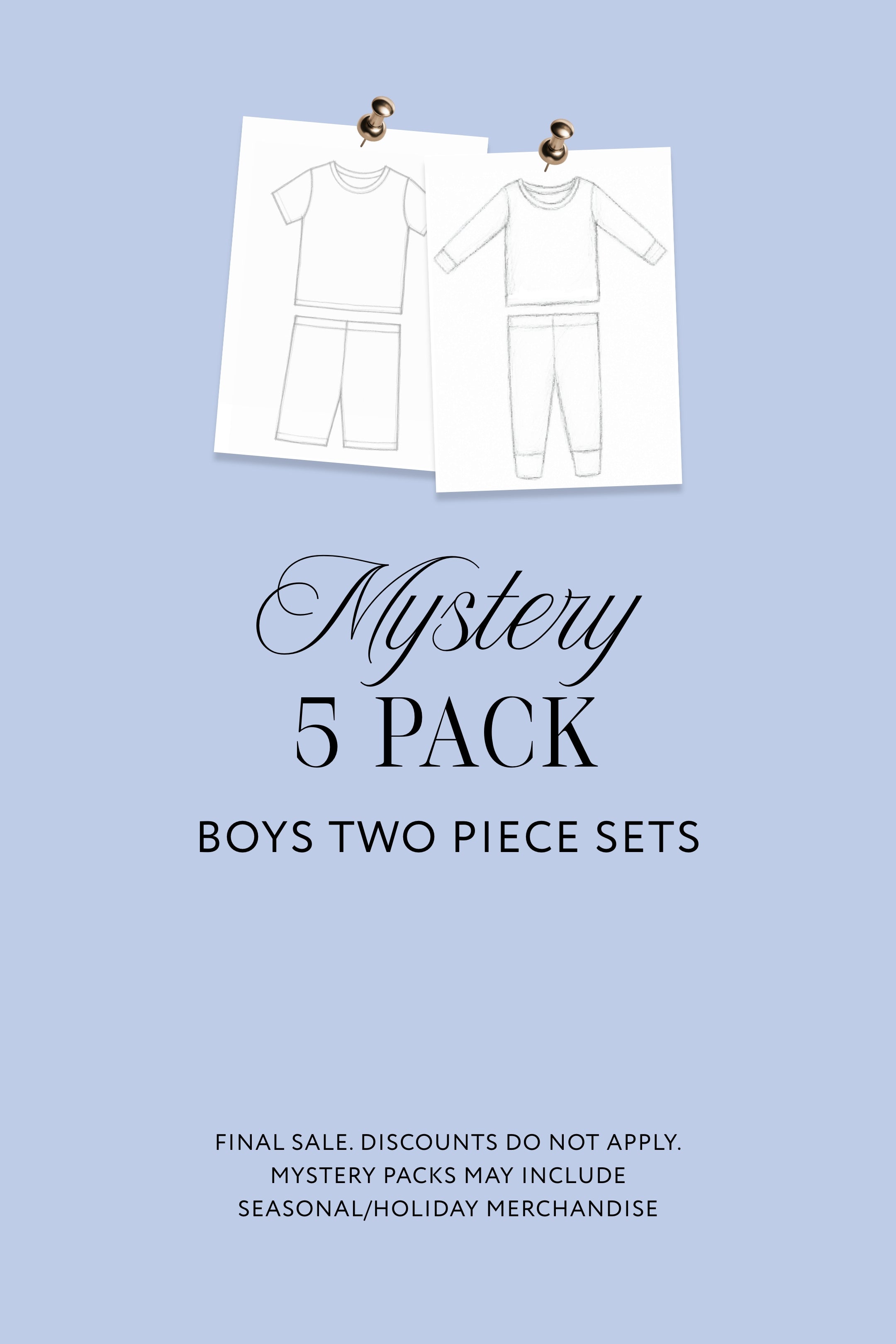 Mystery Bundle - Boy Two Piece Sets - 5 Pack