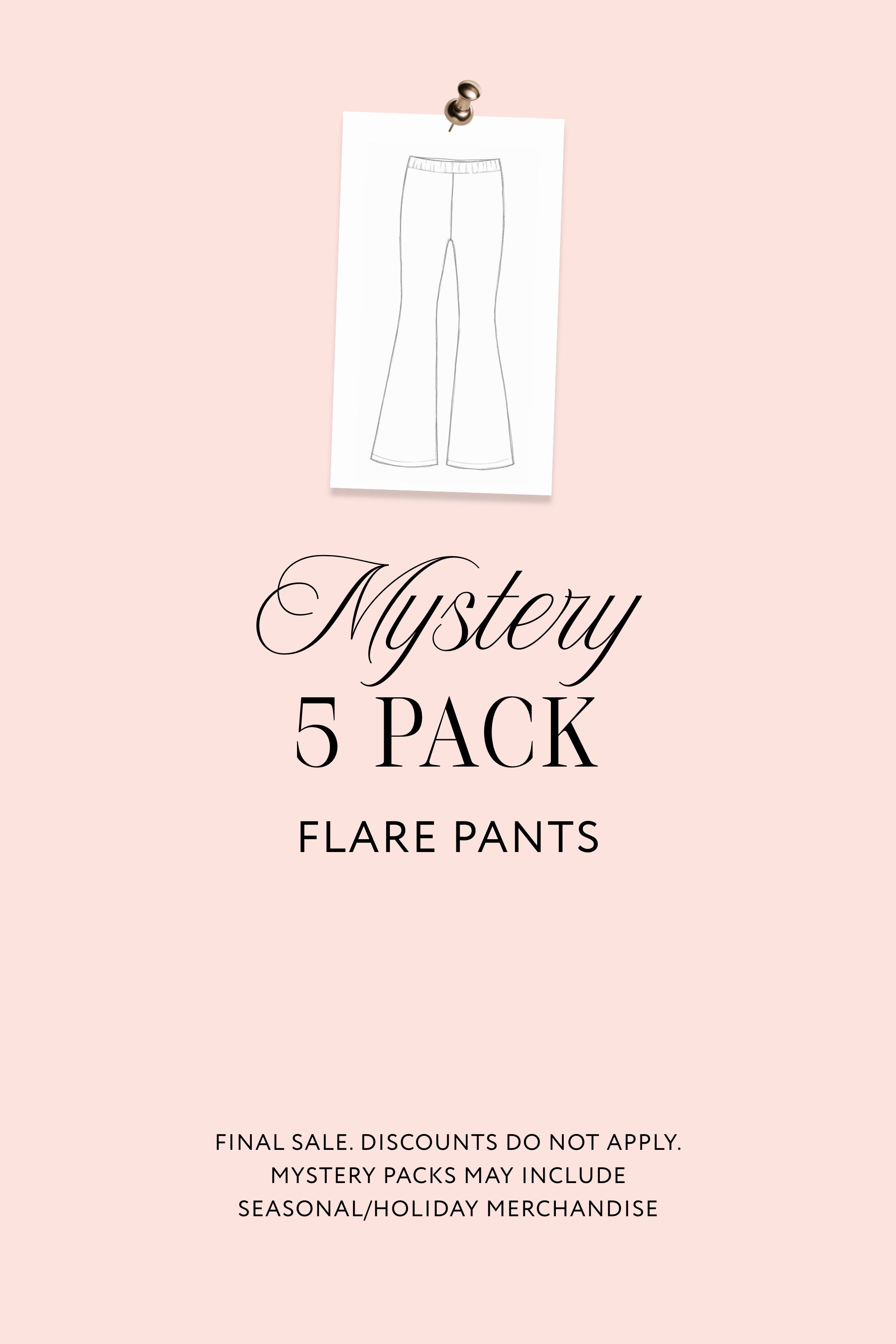 Mystery Bundle - Flare Pants - 5 Pack