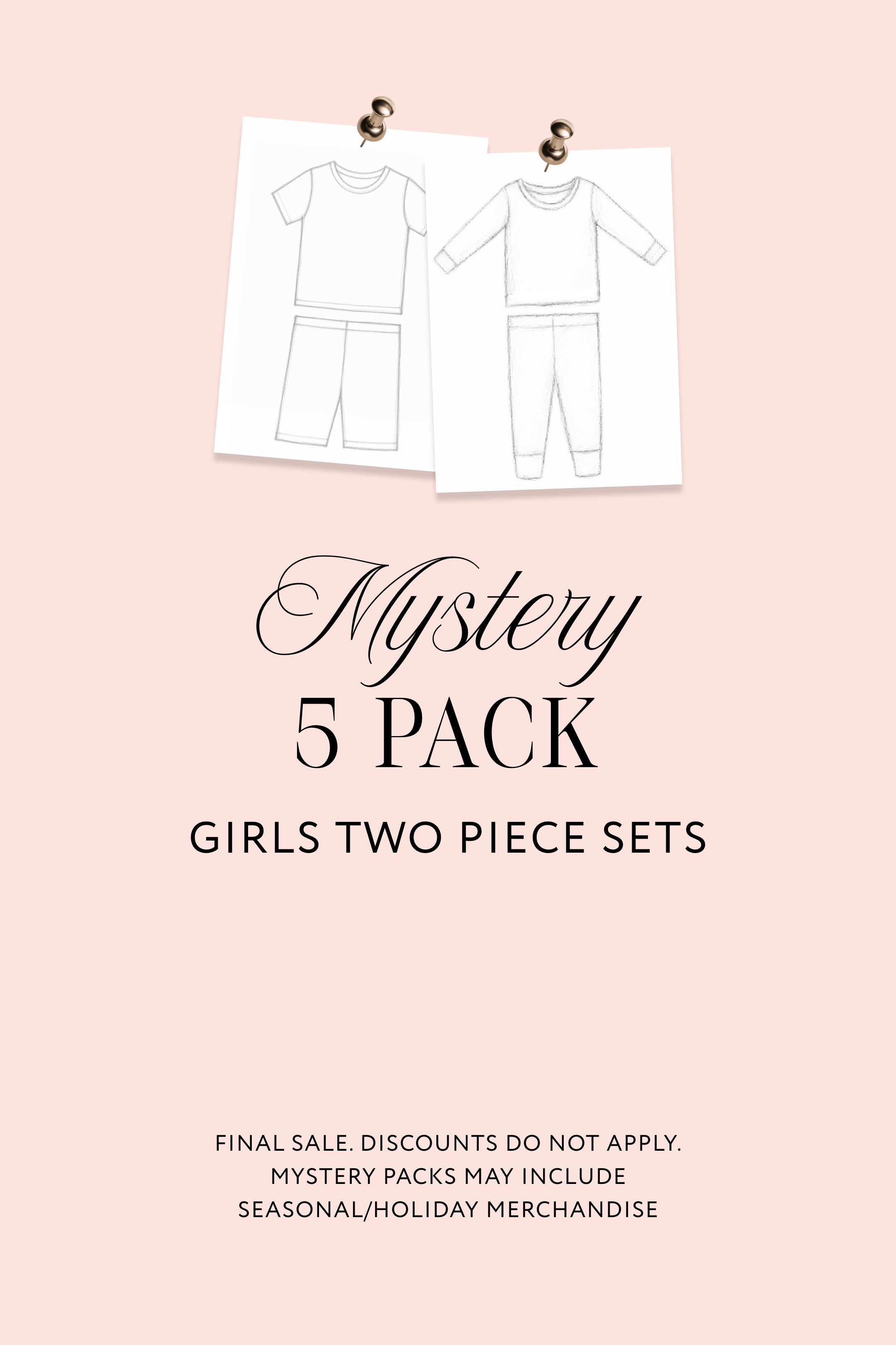 Mystery Bundle - Girl Two Piece Sets - 5 Pack