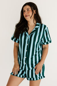 Nash Stripe Women's Short Set