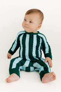 Nash Stripe Zipper Romper