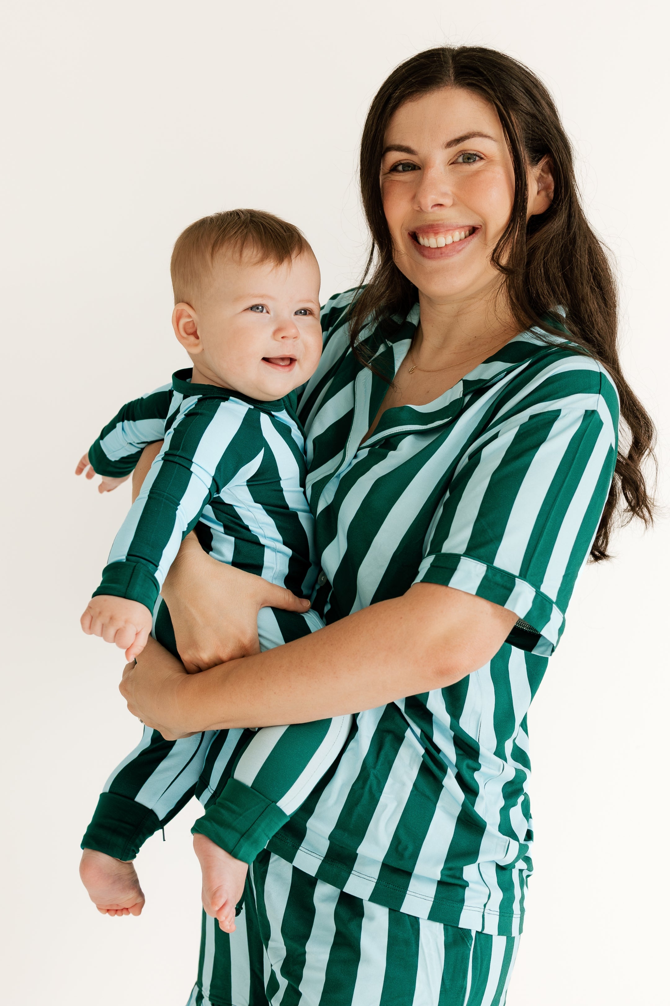 Nash Stripe Zipper Romper